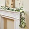 2 Pack 5.91Ft Artificial Eucalyptus Flower Garland with White Roses